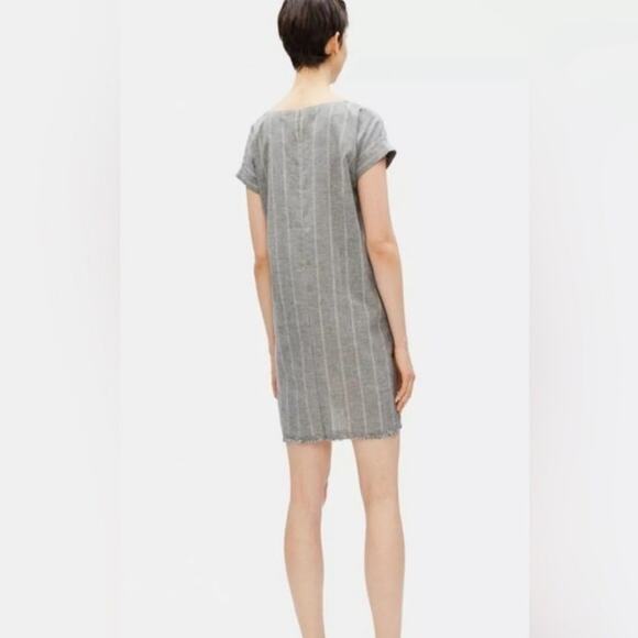 NEW Eileen Fisher Organic Cotton Hemp Short Dress Size Medium - Picture 4 of 5
